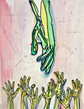 Illustration of a hand accompanying The Ballad of Jack-Eye Johnny
